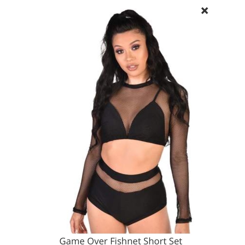 iHeartRaves fishnet set